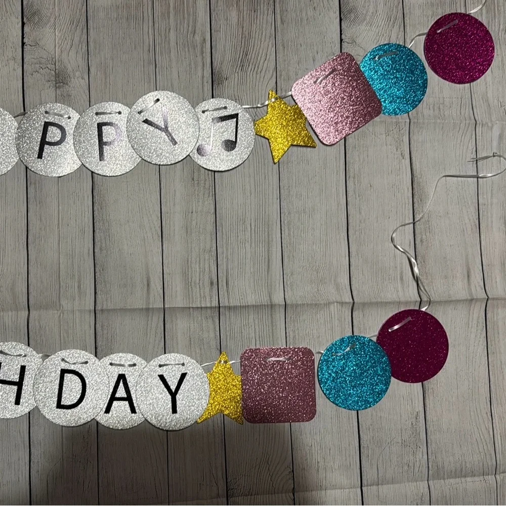 Friendship Bracelet Birthday Banner